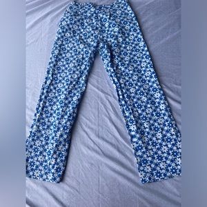 Love & Harmony blue floral jeans